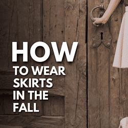 How To Wear Skirts In The Fall