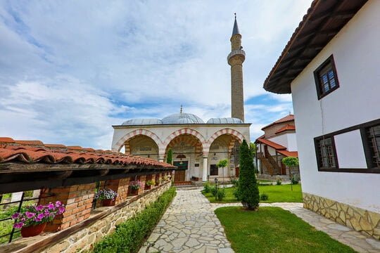 Historical Hadum Mosque built by the Ottomans, in Gjakova, Kosovo.