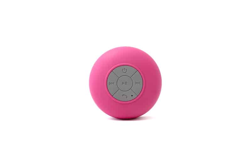 pink waterproof speaker