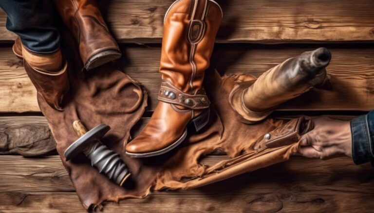 breaking in cowboy boots
