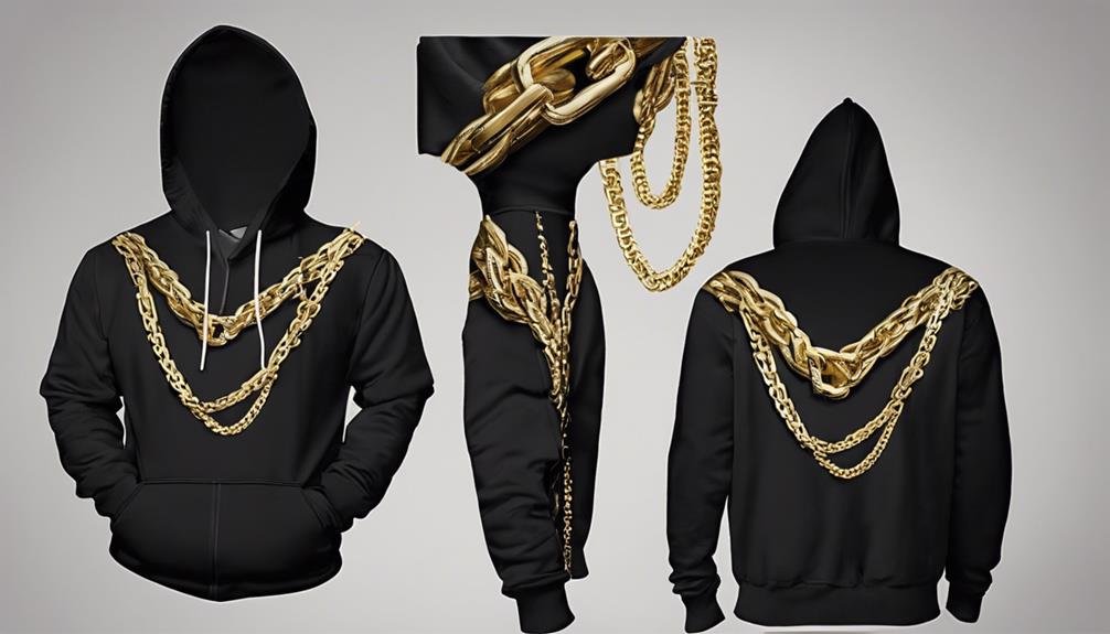 stylish chain hoodie outfit guide